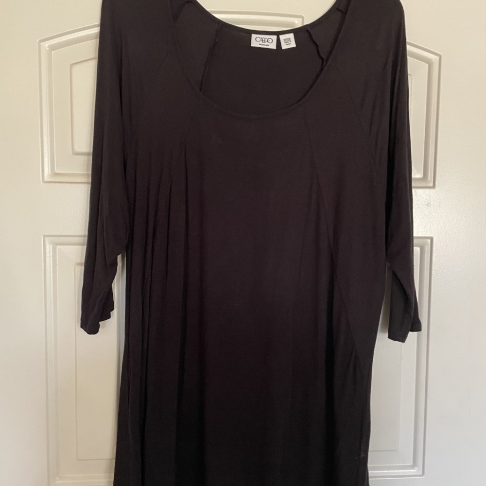 Casual black top